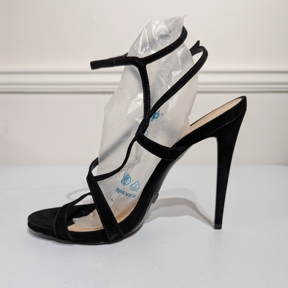 Schutz Women's Maggy Double ankle strap sandal - black - size 10B - Picture 8 of 12